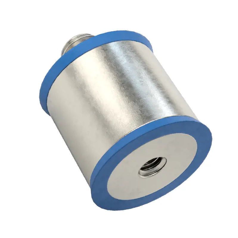 استندآف رزوه‌دار نر-ماده بهداشتی از فولاد ضدزنگ 304/مهر نیتریل، قطر خارجی 1 اینچ، رزوه نر 3/8-16 و رزوه ماده 1/4-20