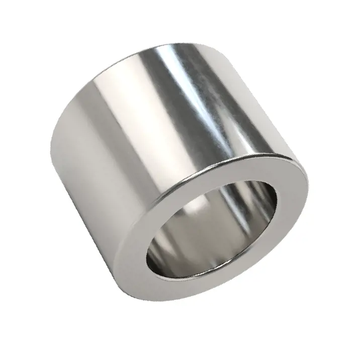 Titanium Unthreaded Spacer/1/4" OD, 3/16" Long