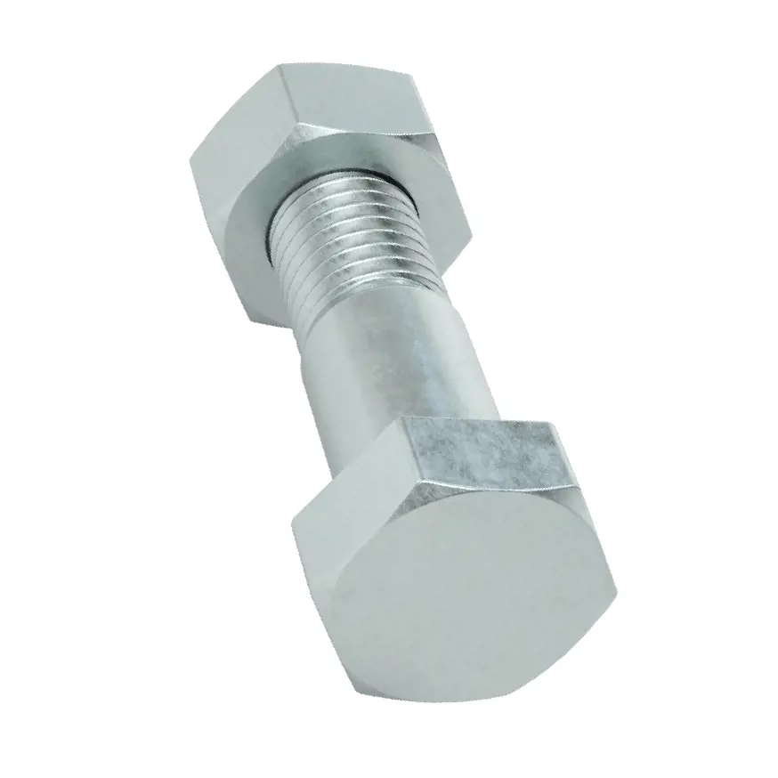کیت پیچ و مهره شش گوش فولادی برای فلنج لوله/روکش روی، سایز رزوه M12 x 1.75 میلی‌متر، برای سایز لوله 1