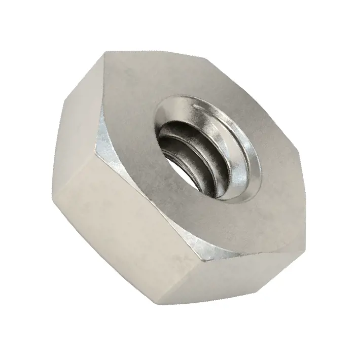 مهره شش گوش پروفایل باریک با مشخصات نظامی/سایز رزوه 0-80, NAS671C0