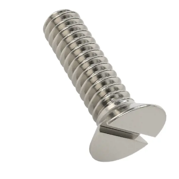 پیچ سر خزینه شیاردار فولاد ضدزنگ 18-8/رزوه M1.6 x 0.35 میلی‌متر، طول 5 میلی‌متر