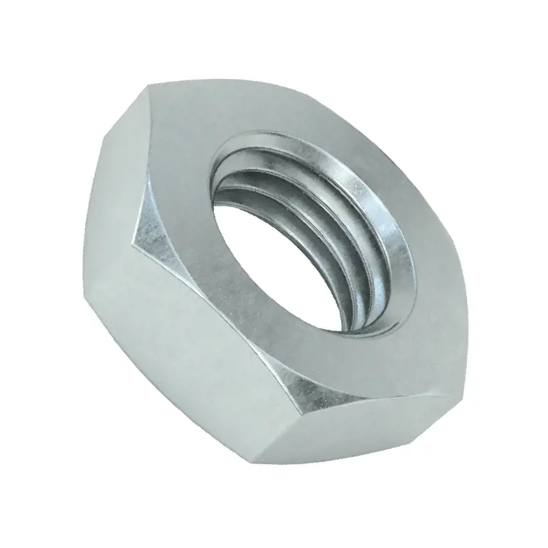 مهره شش گوش پروفیل نازک فولاد استحکام متوسط/رزوه ریز، روکش روی، M12 x 1.5 میلی‌متر