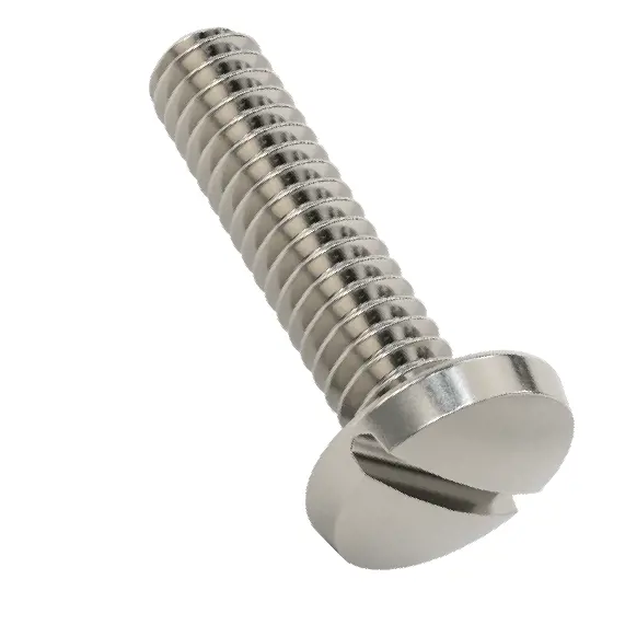 پیچ سر بست شیاردار فولاد ضدزنگ/رزوه 0-80، طول 1/4 اینچ