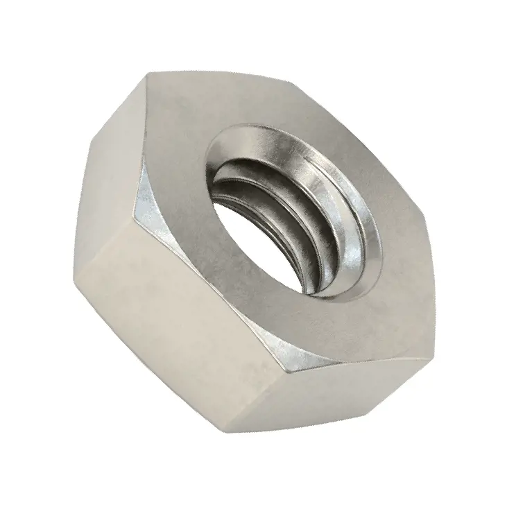 مهره شش گوش باریک پروفایل - مشخصات نظامی/سایز رزوه 10-32، NAS671C10