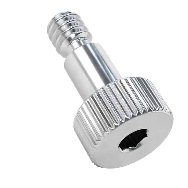 پیچ شانه‌ای آلومینیومی/قطر شانه 1/8 اینچ، طول شانه 3/16 اینچ، رزوه 4-40