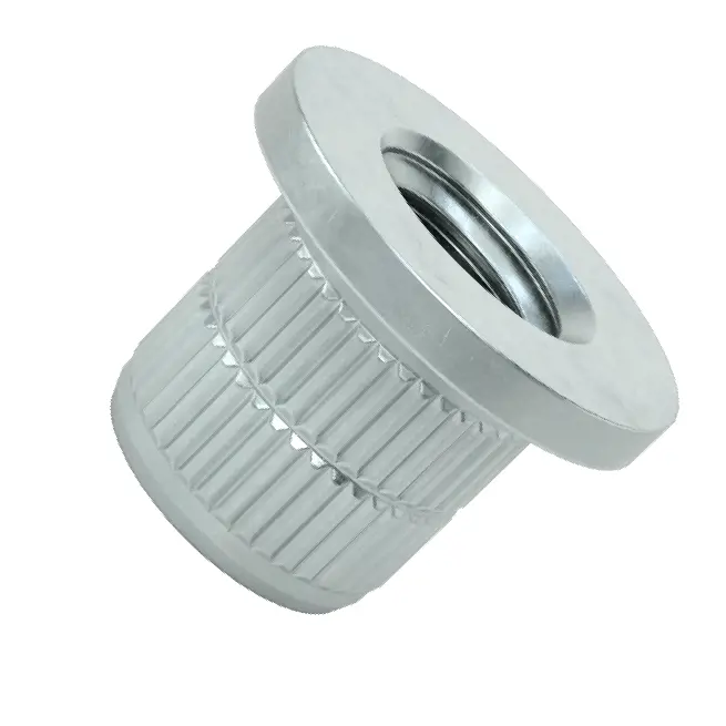 درج‌های آج‌دار فولاد روکش روی برای چوب سخت/سایز رزوه 3/8 اینچ-16، طول نصب شده 0.552 اینچ