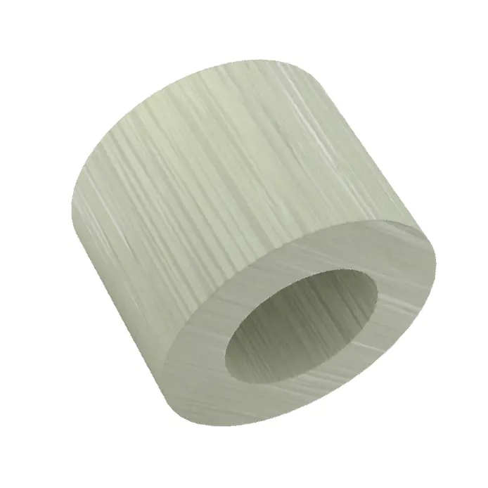 اسپیسر بدون رزوه عایق الکتریکی/G-10/FR4 گارولیت، قطر خارجی 1/4 اینچ، طول 3/16 اینچ، برای پیچ شماره 6