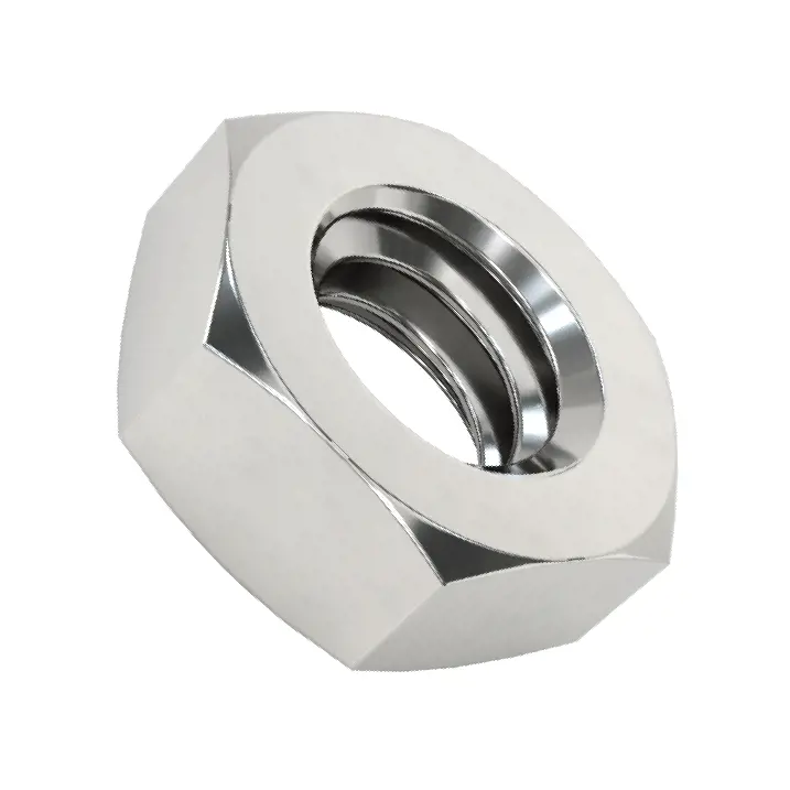 مهره شش گوش باریک استیل 316/فوق‌العاده مقاوم در برابر خوردگی، سایز رزوه 8-32