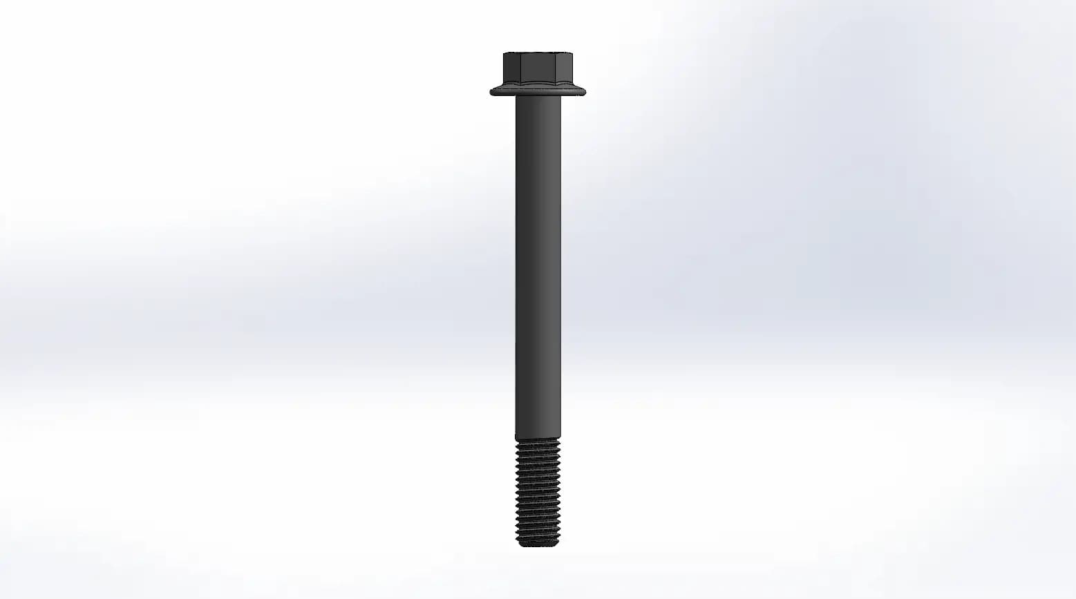 پیچ سر شش گوش فلنج دار متریک استیل ضد زنگ DIN 6921 M12 x 120 میلی‌متر، گام رزوه 1.75، استیل ضد زنگ A2، A2-70، فلنج بدون دندانه