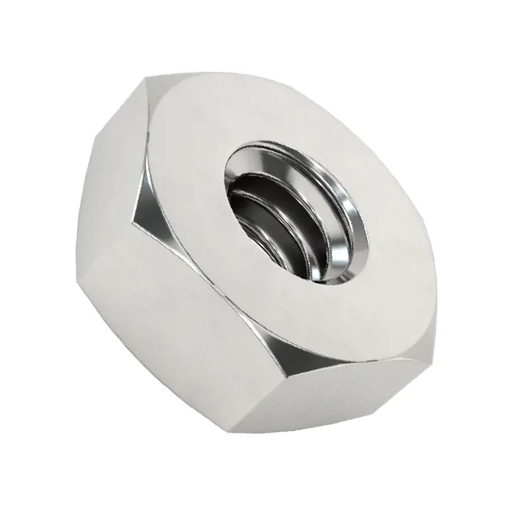 مهره شش گوش باریک استیل 316/سایز رزوه 5-40، عرض 1/4 اینچ