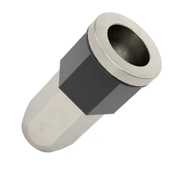 مهره پرچی فلنج‌دار آب‌بند بسته/رزوه M5 x 0.8mm، برای ضخامت ورق 2mm - 3mm، شش گوش