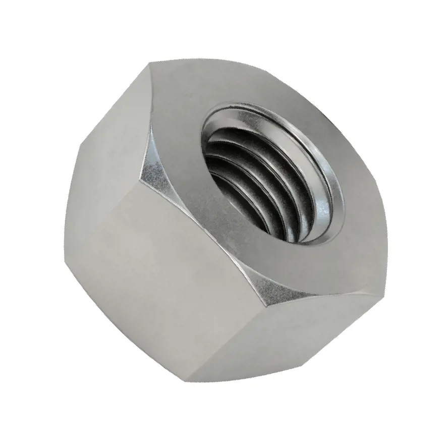 مهره شش گوش پروفیل سنگین سازه‌ای استحکام بالا/فولاد، سایز رزوه 5/8"-11