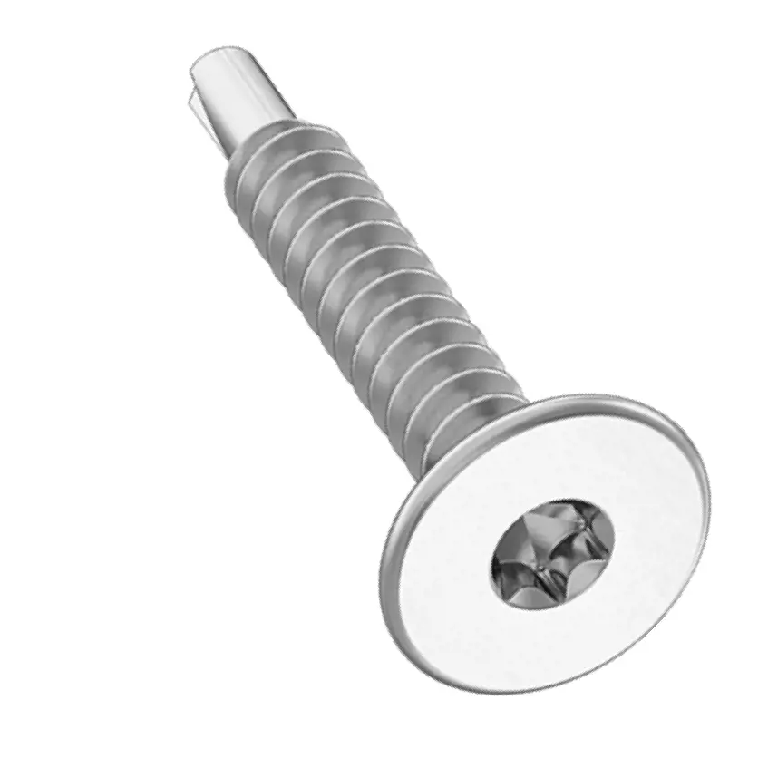 پیچ سر مته تخت تورکس فولادی برای اتصال چوب به ورق فلز در فروشگاه تجهیزات صنعتی بولتیکال
