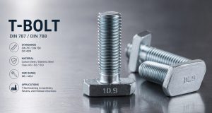 راهنمای جامع و تخصصی پیچ تی (T-Bolt): از استانداردها تا کاربردهای صنعتی