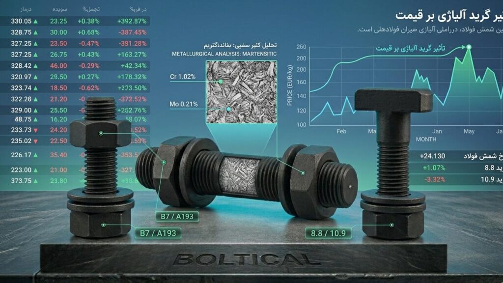 قیمت پیچ و مهره کیلویی